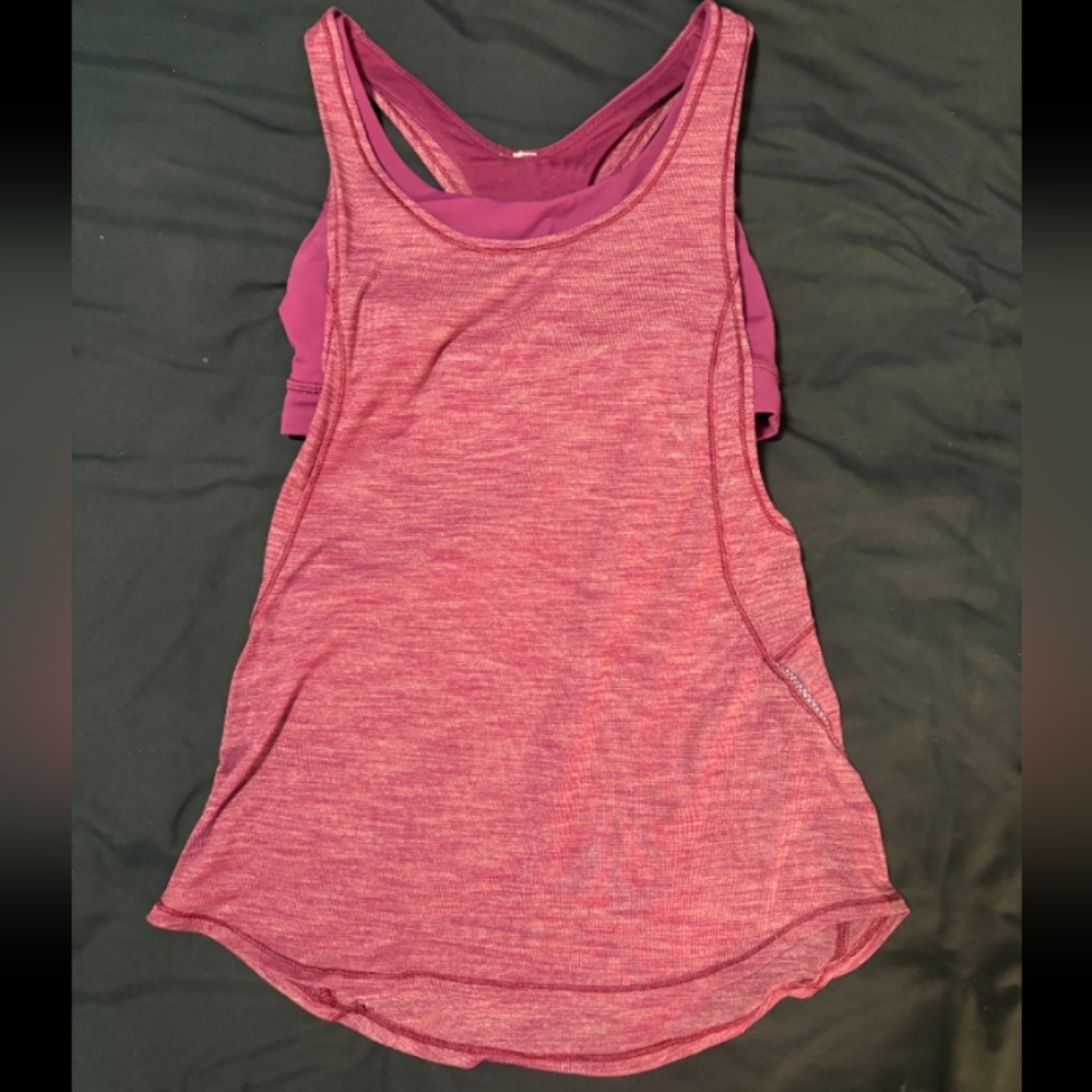 Pink Sleeveless Tank Top